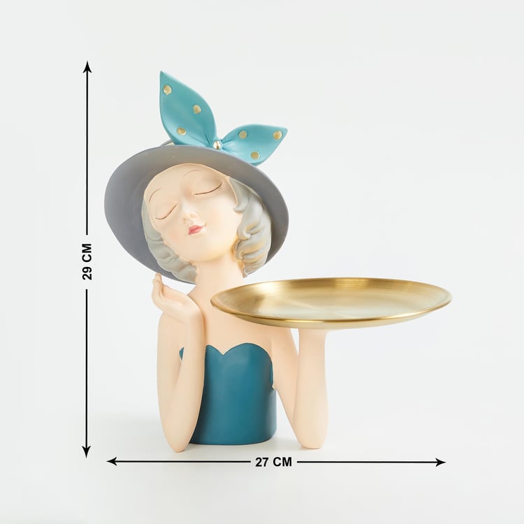 Souvenir Polyresin Lady Figurine