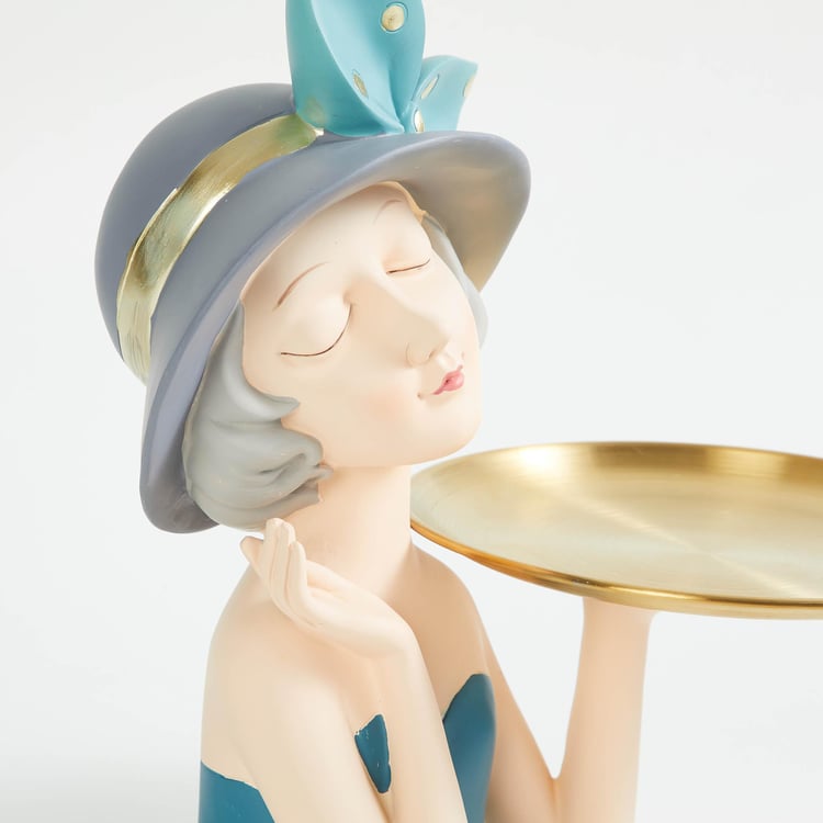 Souvenir Polyresin Lady Figurine