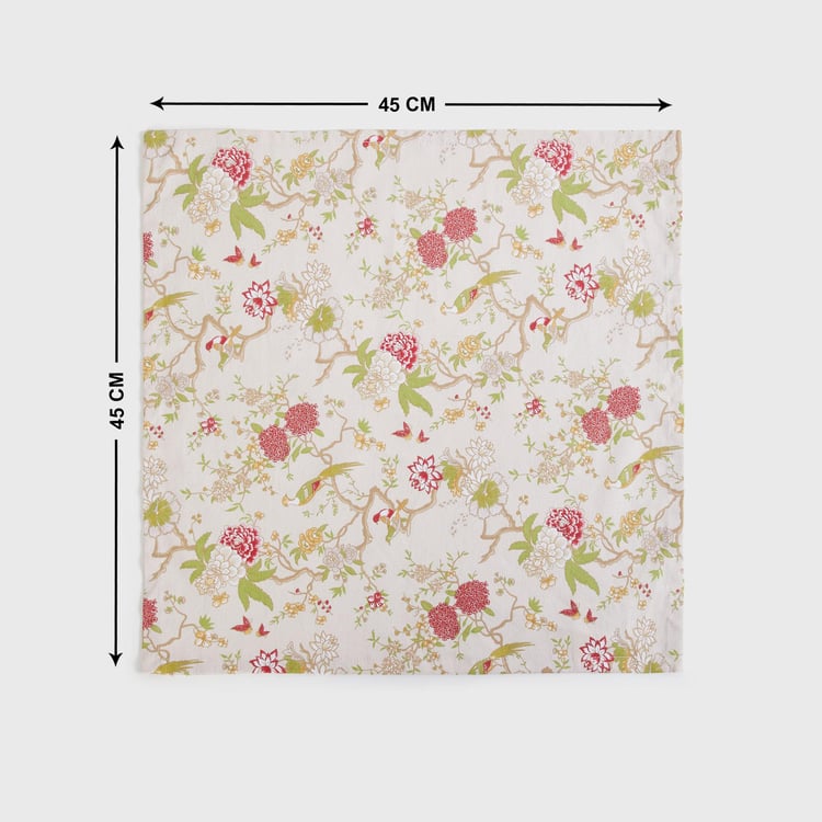 Art of Asia Multicolour Printed Cotton Napkins - Set of 2