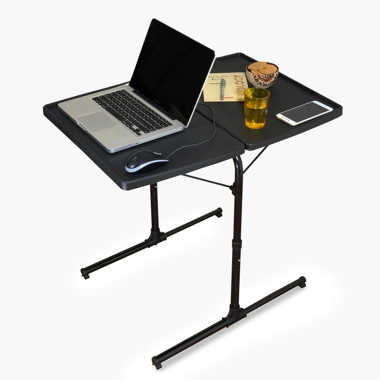 Helios Spencer Multipurpose Two-Side Foldable Table - Black