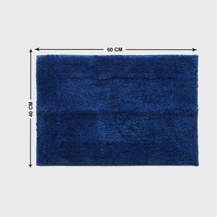 Everyday Essentials Polyester Anti-Slip Contour Bath Mat - 40x60cm