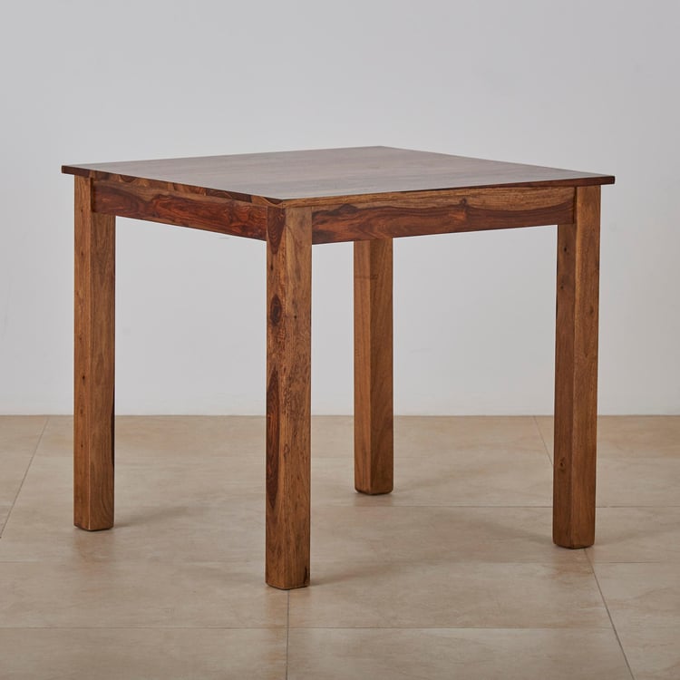 Adana Sheesham Wood 2-Seater Dining Table - Brown