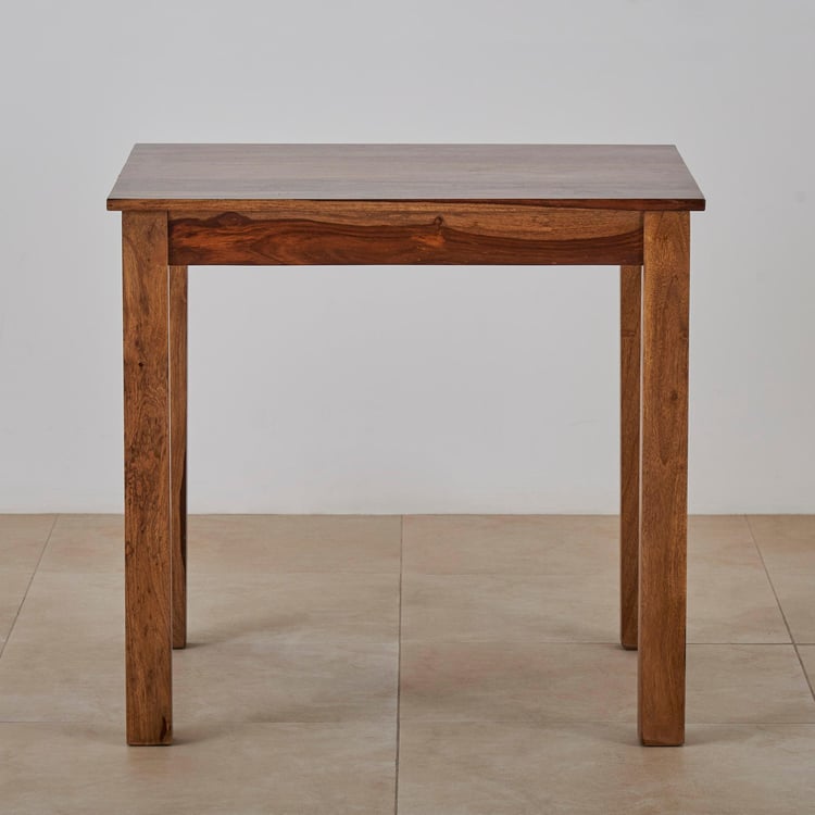 Adana Sheesham Wood 2-Seater Dining Table - Brown