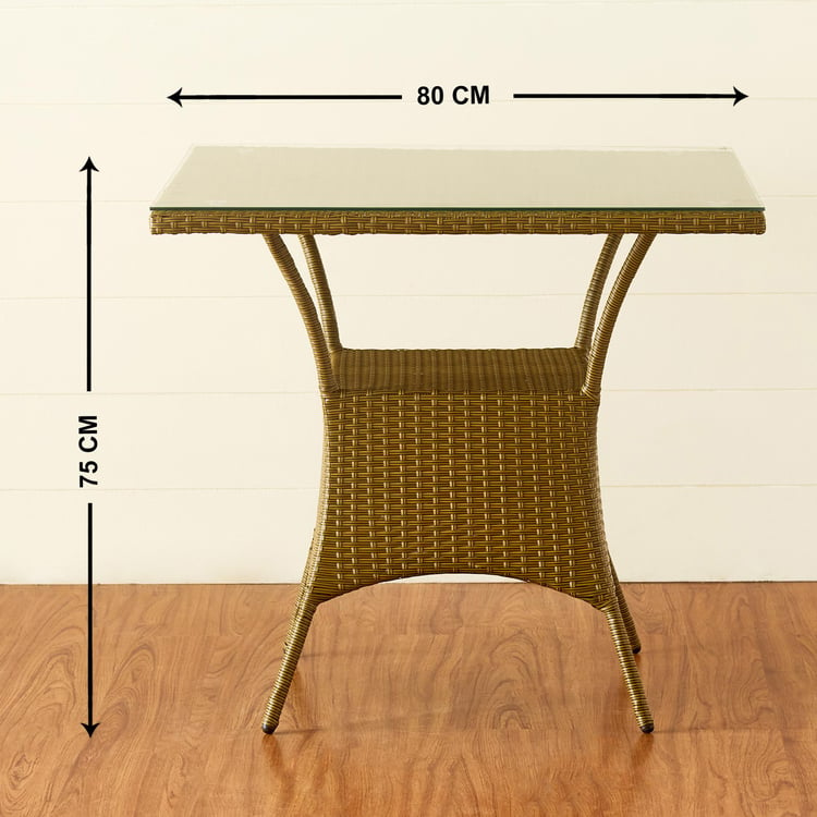 Helios Brezza Nusa 4-Seater Tea Table Set - Yellow