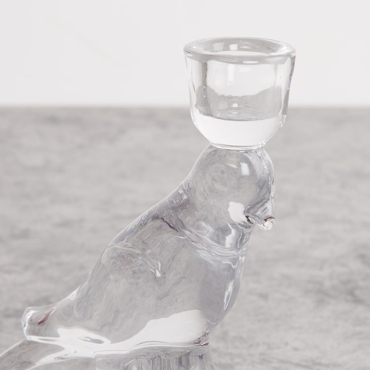 Cosmos Glass Bird Candle Holder