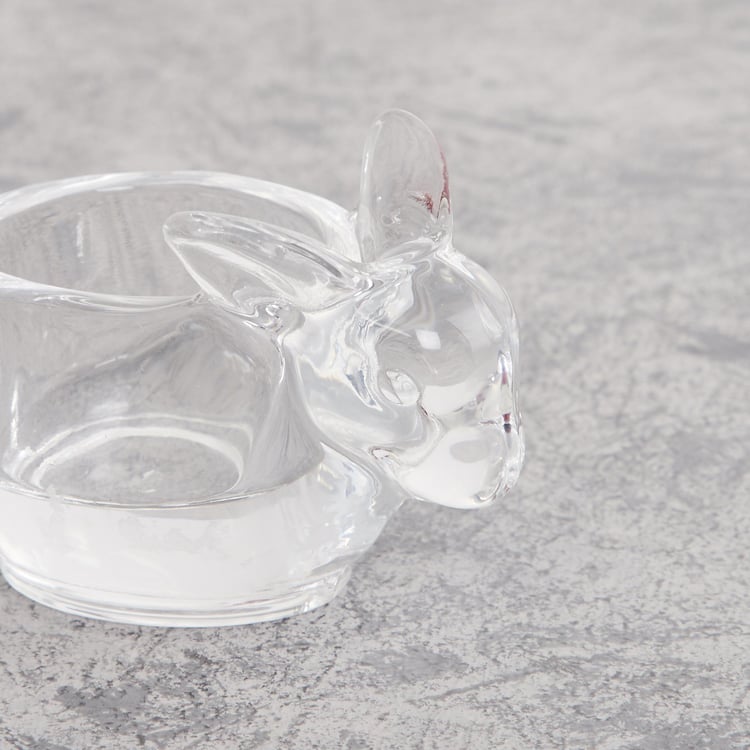 Cosmos Glass Bunny Candle Holder