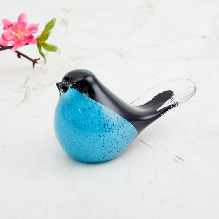 Cosmos Glass Bird Figurine