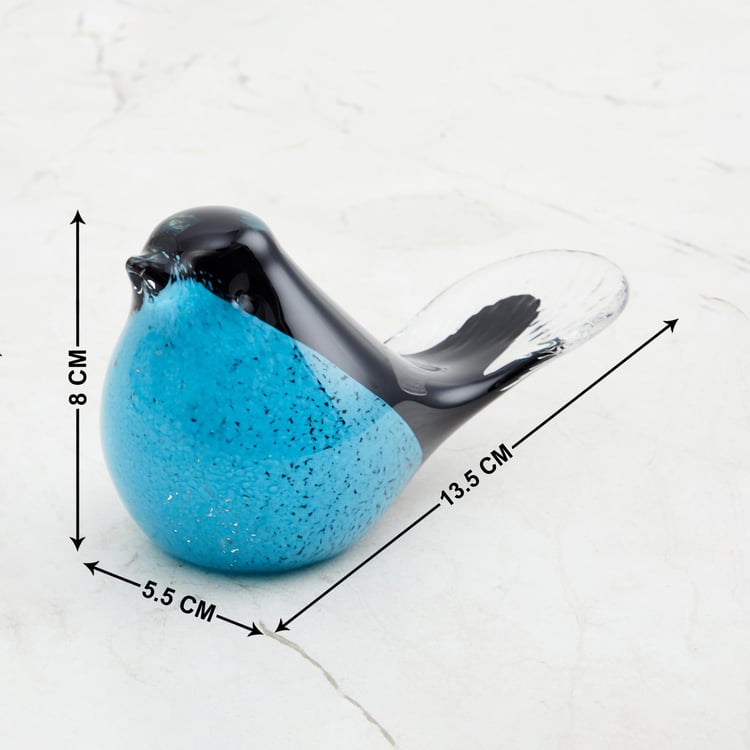 Cosmos Glass Bird Figurine