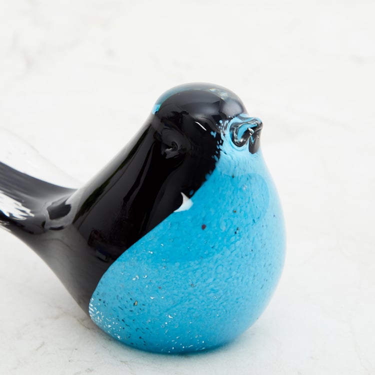 Cosmos Glass Bird Figurine