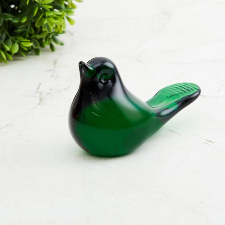 Cosmos Glass Bird Figurine