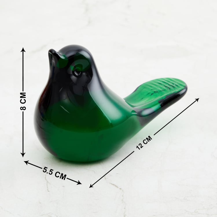 Cosmos Glass Bird Figurine