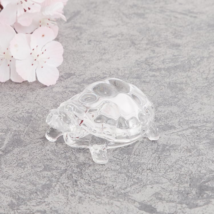Cosmos Glass Tortoise Figurine