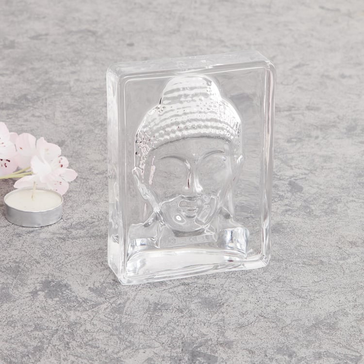 Cosmos Glass Buddha Figurine