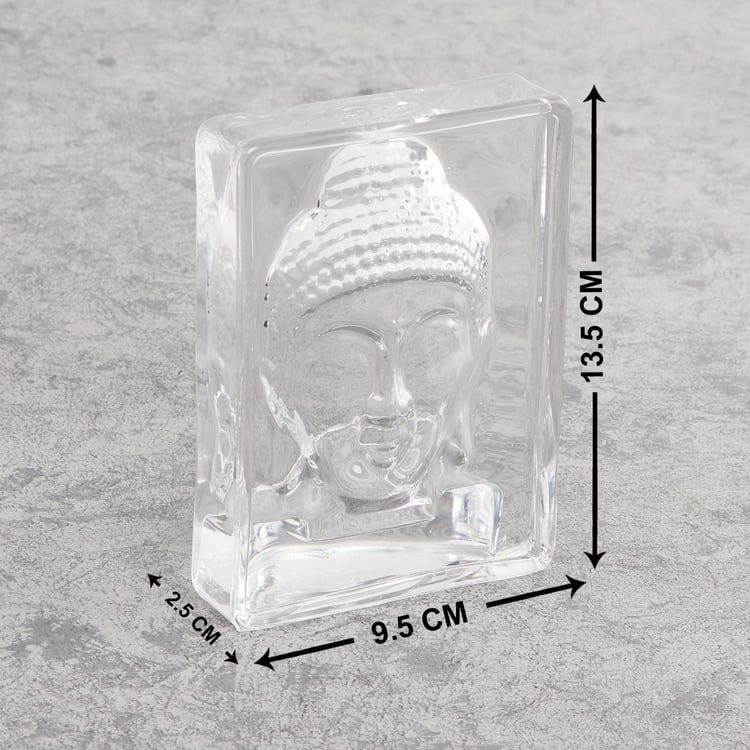 Cosmos Glass Buddha Figurine