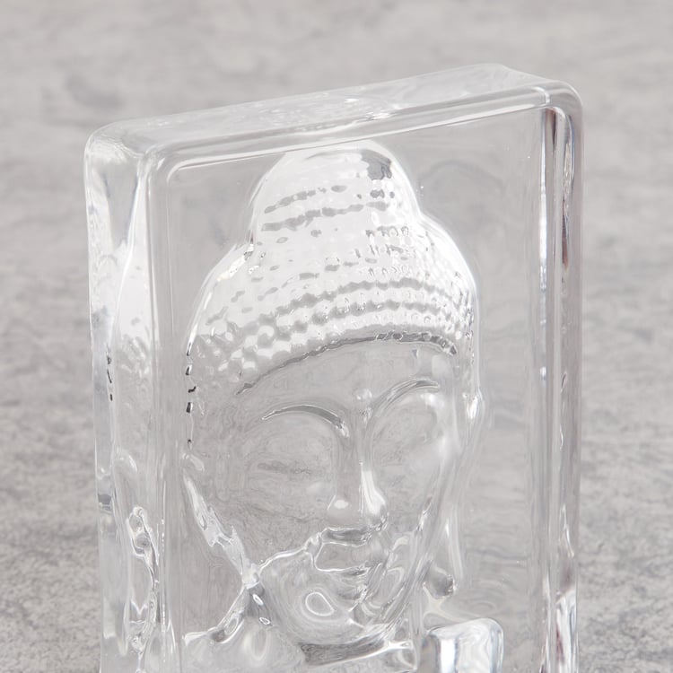 Cosmos Glass Buddha Figurine