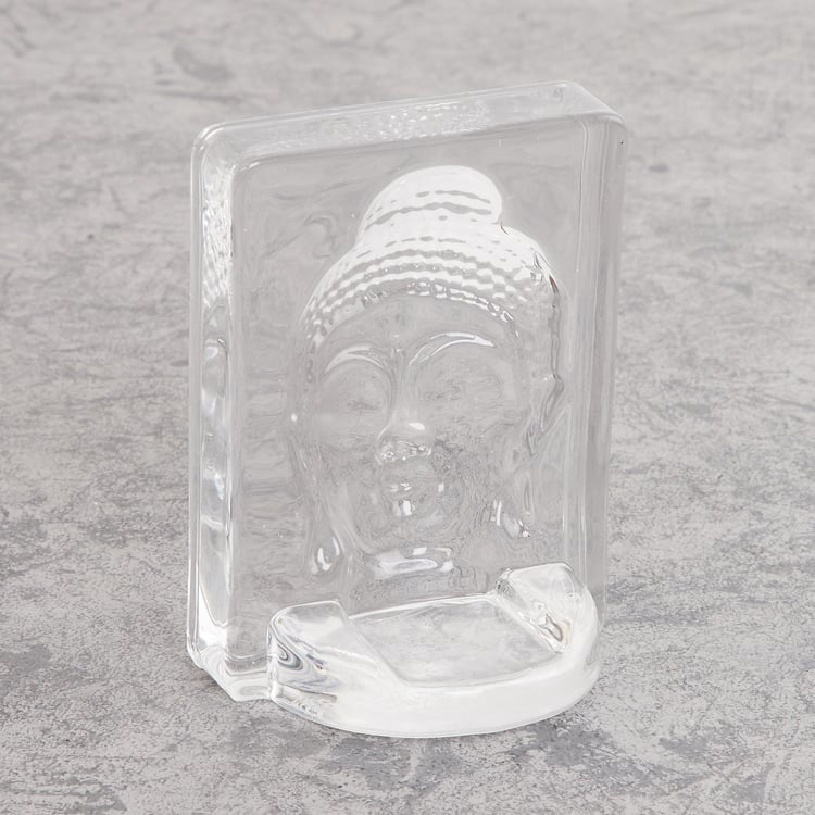 Cosmos Glass Buddha Figurine