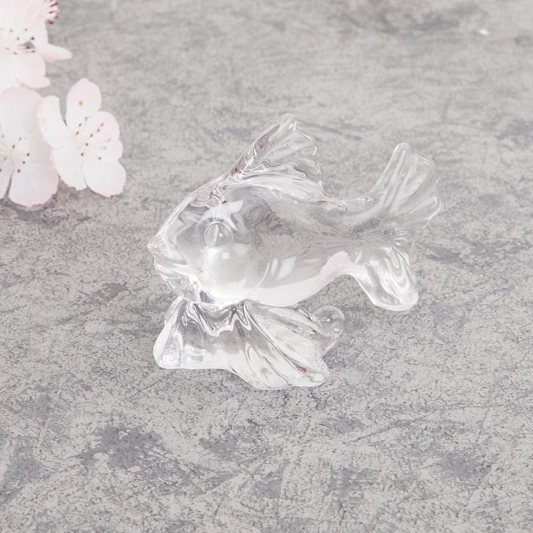Cosmos Glass Fish Figurine
