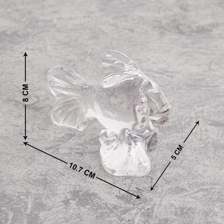 Cosmos Glass Fish Figurine