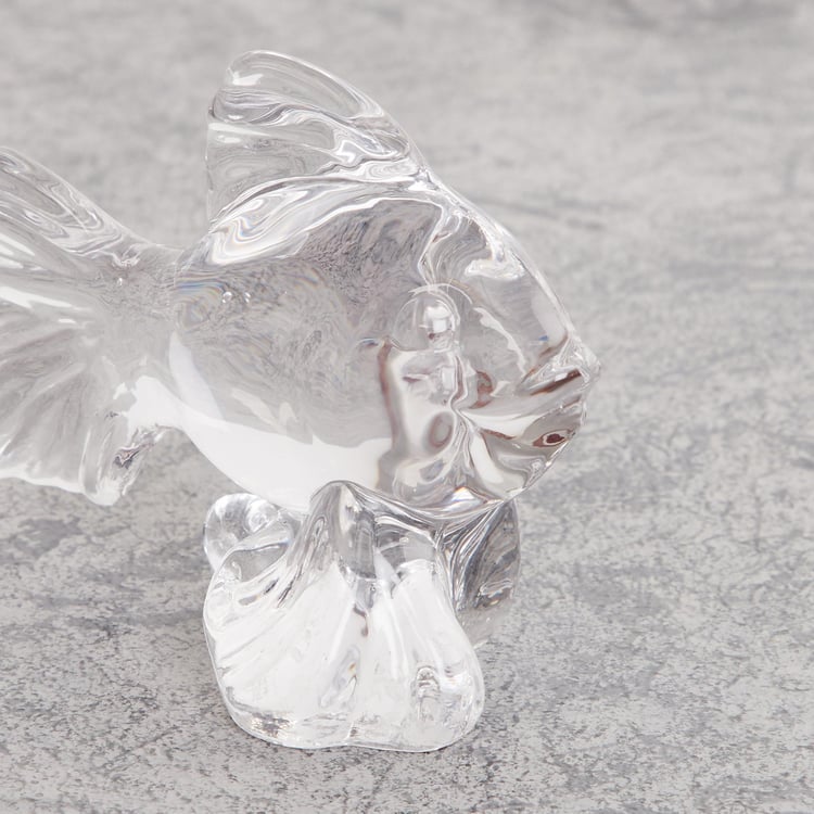 Cosmos Glass Fish Figurine