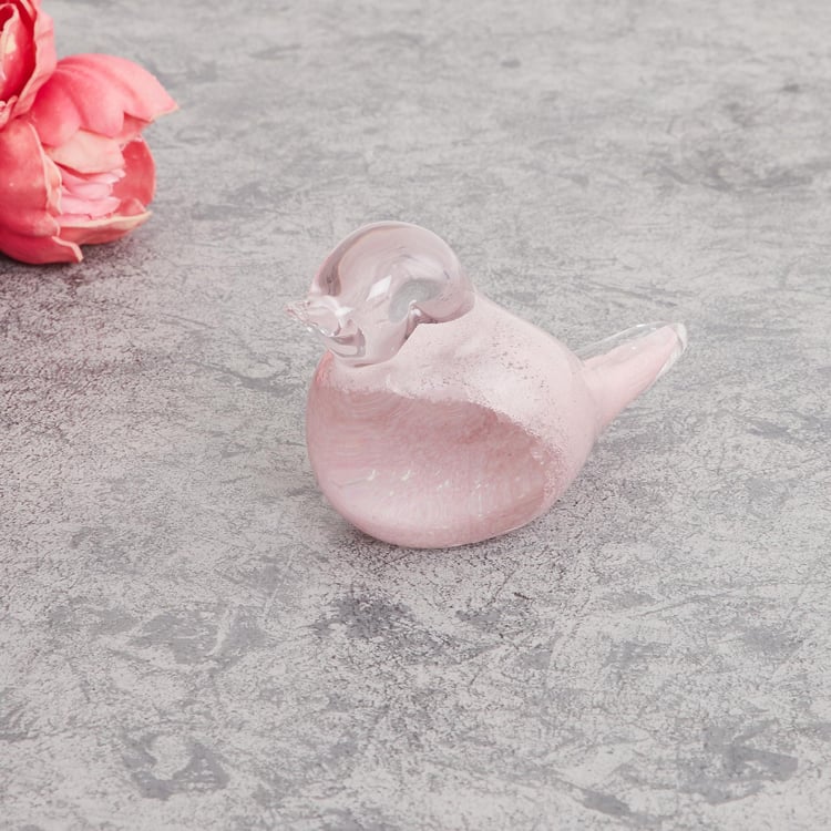 Splendid Glass Bird Figurine