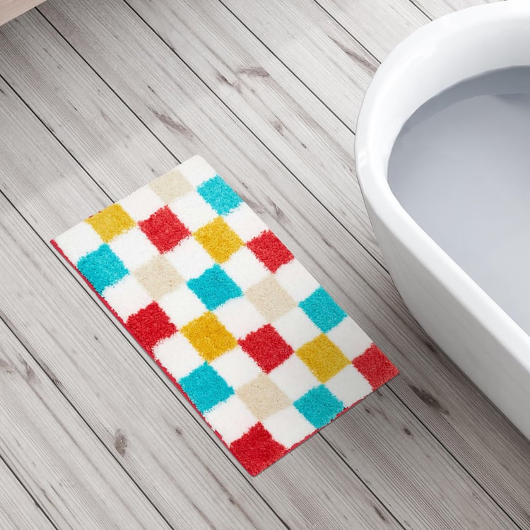 Mekong Polyester Anti-Slip Bath Mat - 60X39cm