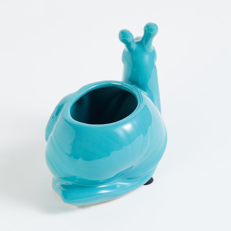 Malta Ceramic Snail Planter