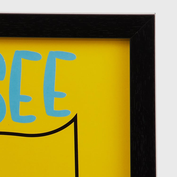 Spectrum Multicolour Printed Wooden Picture Frame - 33x33m