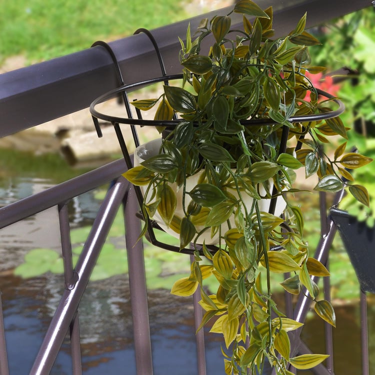 Cairo Metal Railing Planter Stand