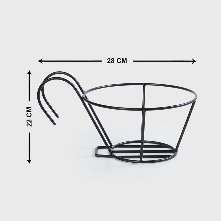 Cairo Metal Railing Planter Stand