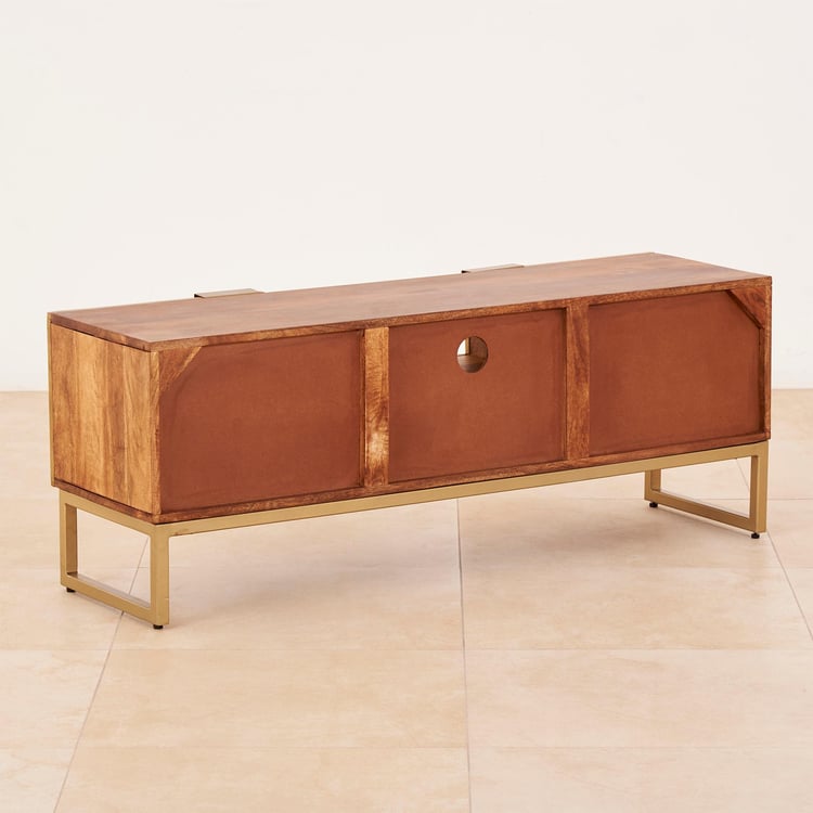 Varna Mango Wood TV Unit - Brown