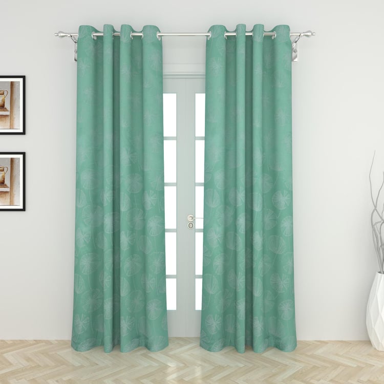 My Room Set of 2 Printed Blackout Door Curtains