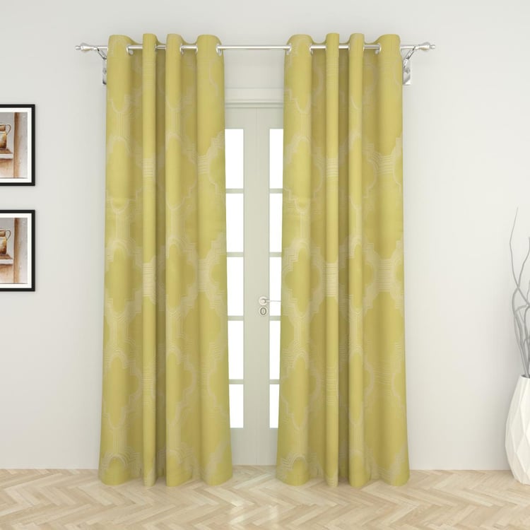 My Room Set of 2 Printed Blackout Door Curtains