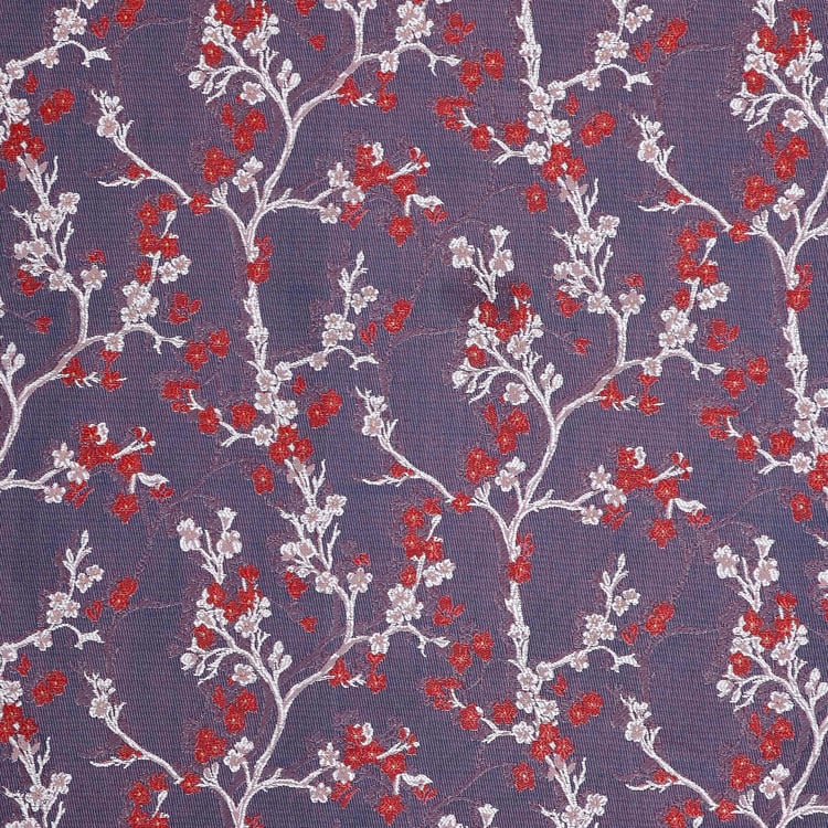 Art of Asia Set of 2 Jacquard Semi-Blackout Door Curtains
