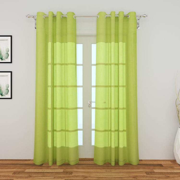 Colour Connect Set of 2 Sheer Door Curtains