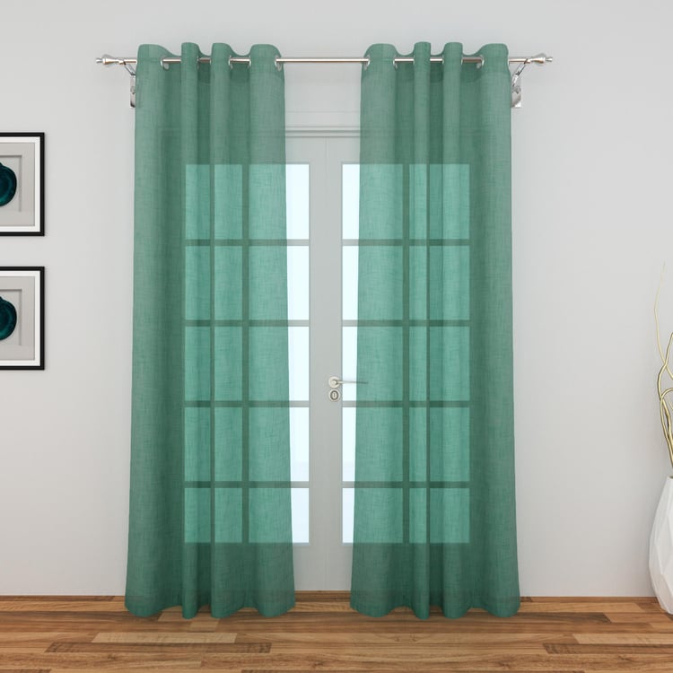Colour Connect Set of 2 Sheer Door Curtains