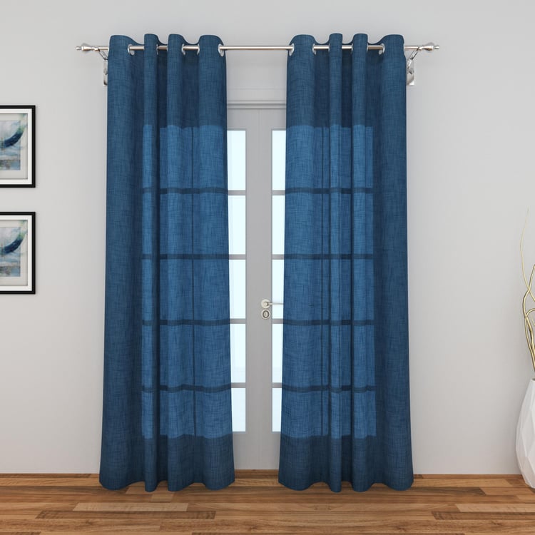 Colour Connect Set of 2 Sheer Door Curtains