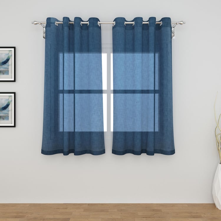 Colour Connect Set of 2 Sheer Window Curtains