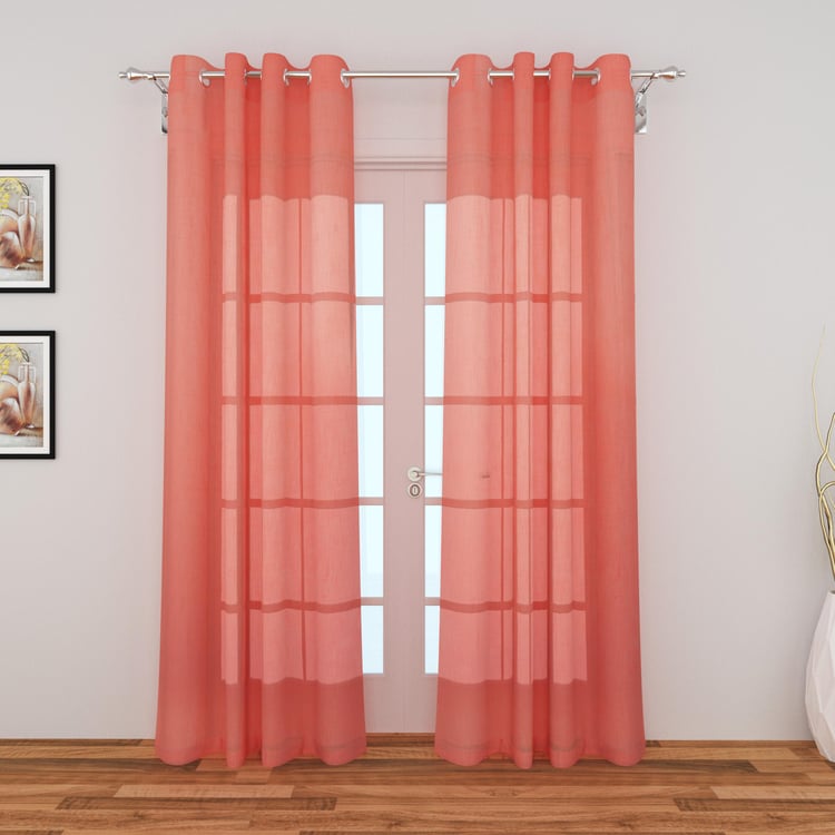 Colour Connect Set of 2 Sheer Door Curtains