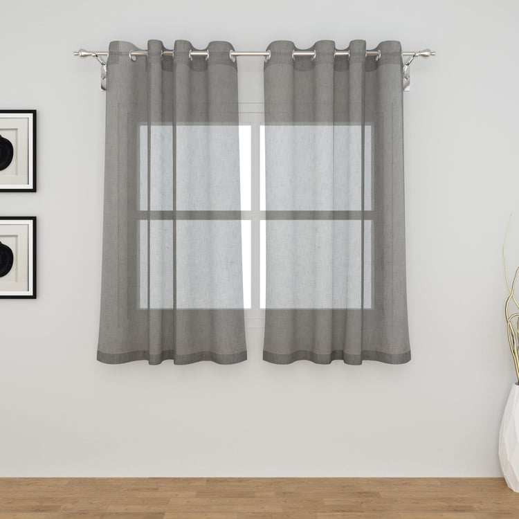 Colour Connect Set of 2 Sheer Window Curtains