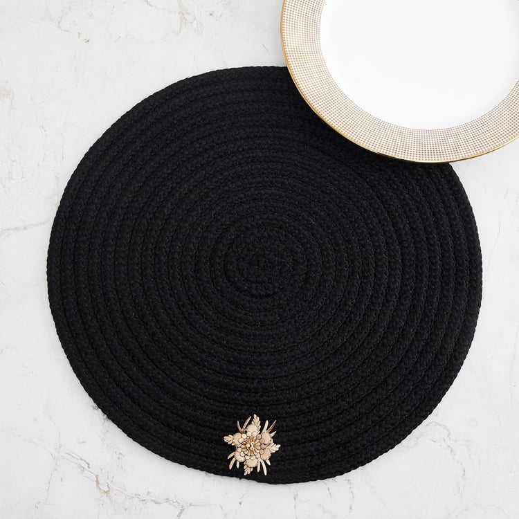 Raisin Polyester Round Placemat