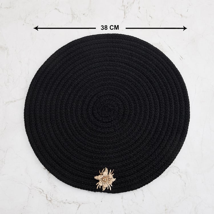 Raisin Polyester Round Placemat