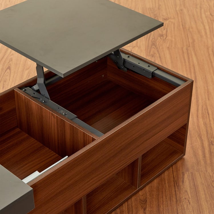 Quadro Lift-Up Coffee Table - Brown