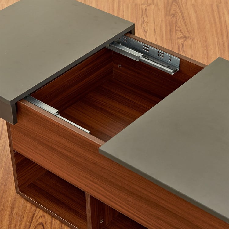 Quadro Lift-Up Coffee Table - Brown