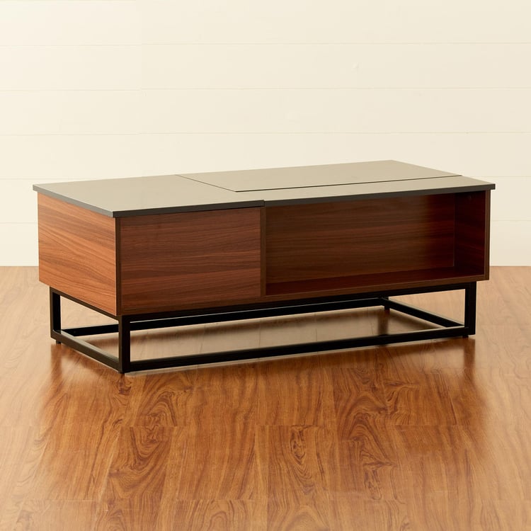 Quadro Double Lift-Up Coffee Table - Brown