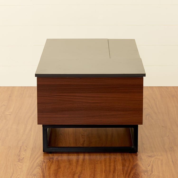 Quadro Double Lift-Up Coffee Table - Brown