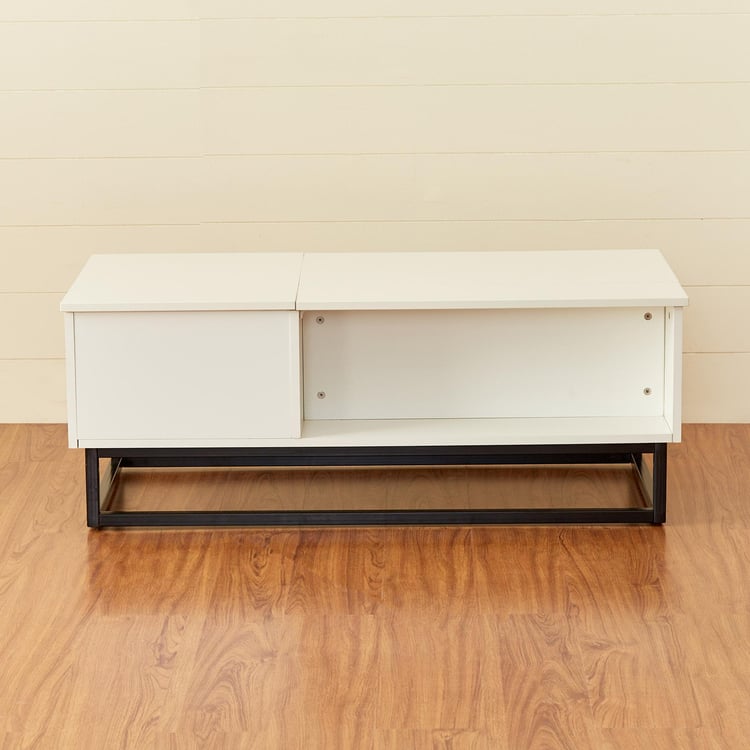 Helios Reynan Double Lift-Up Coffee Table - White