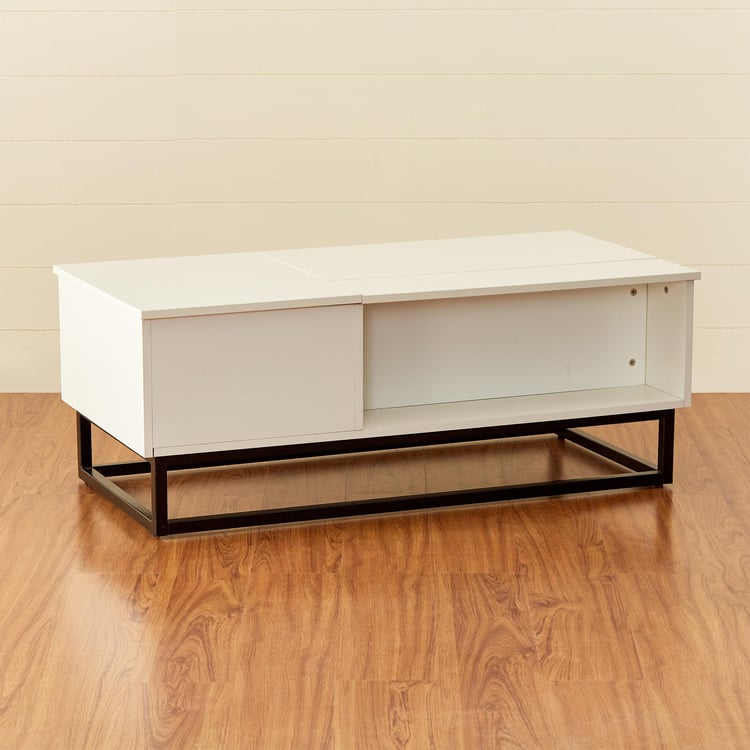 Helios Reynan Double Lift-Up Coffee Table - White