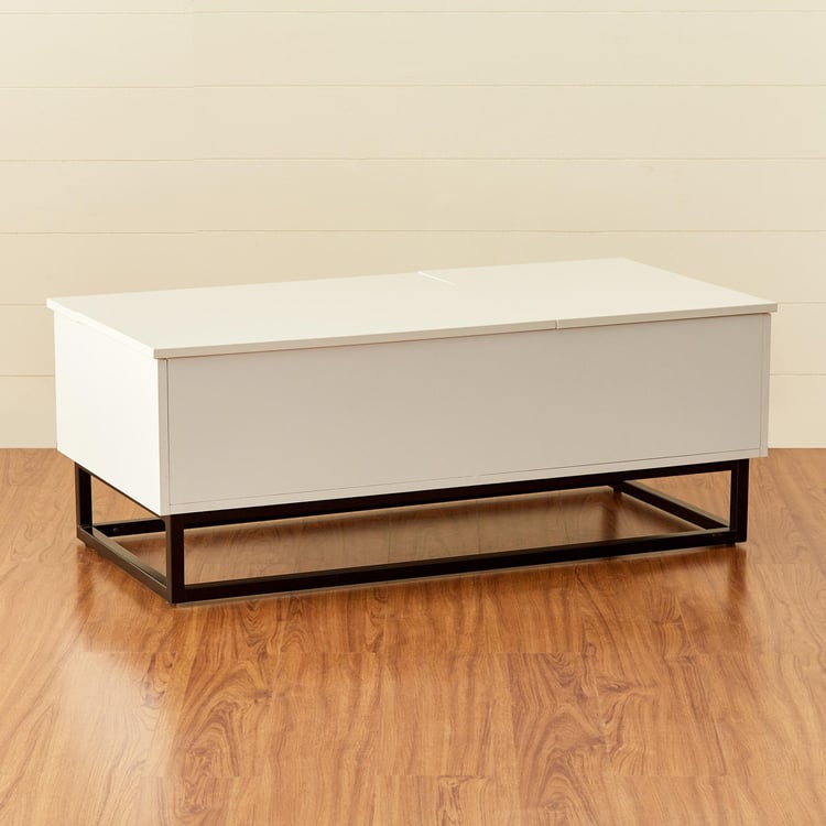 Helios Reynan Double Lift-Up Coffee Table - White