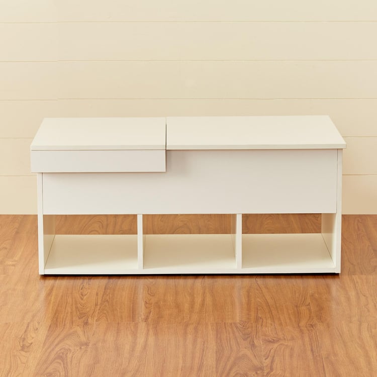 Helios Reynan Lift-Up Coffee Table - White