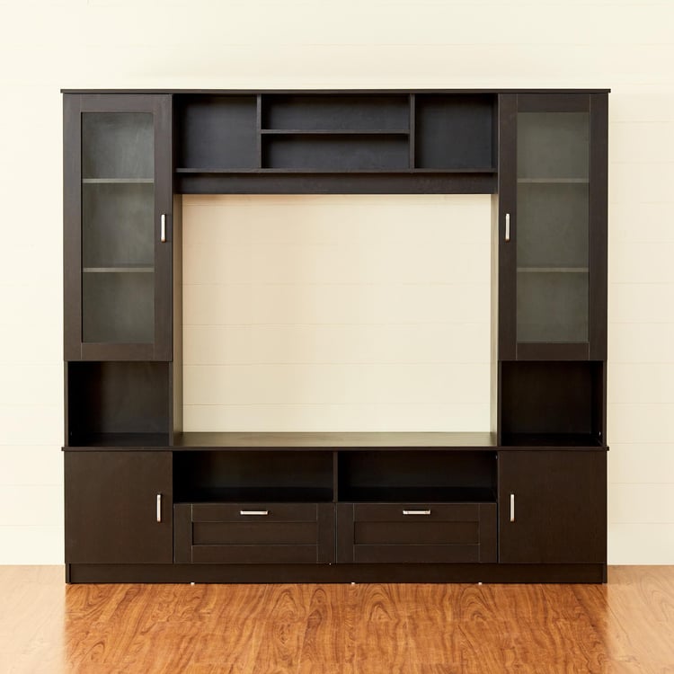 Titus Missouri Entertainment Wall Unit - Wenge